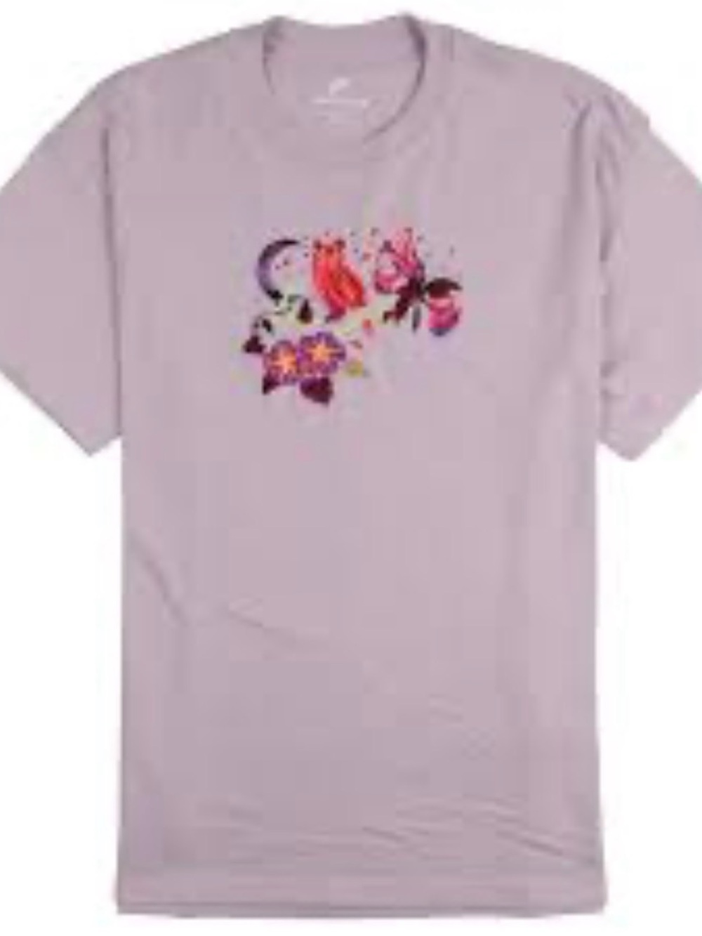 Nike Logo Twist glow in the dark logo oversized t-shirt in lilac